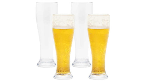 Shatterproof Style Atlas Cove Plastic Beer Glasses