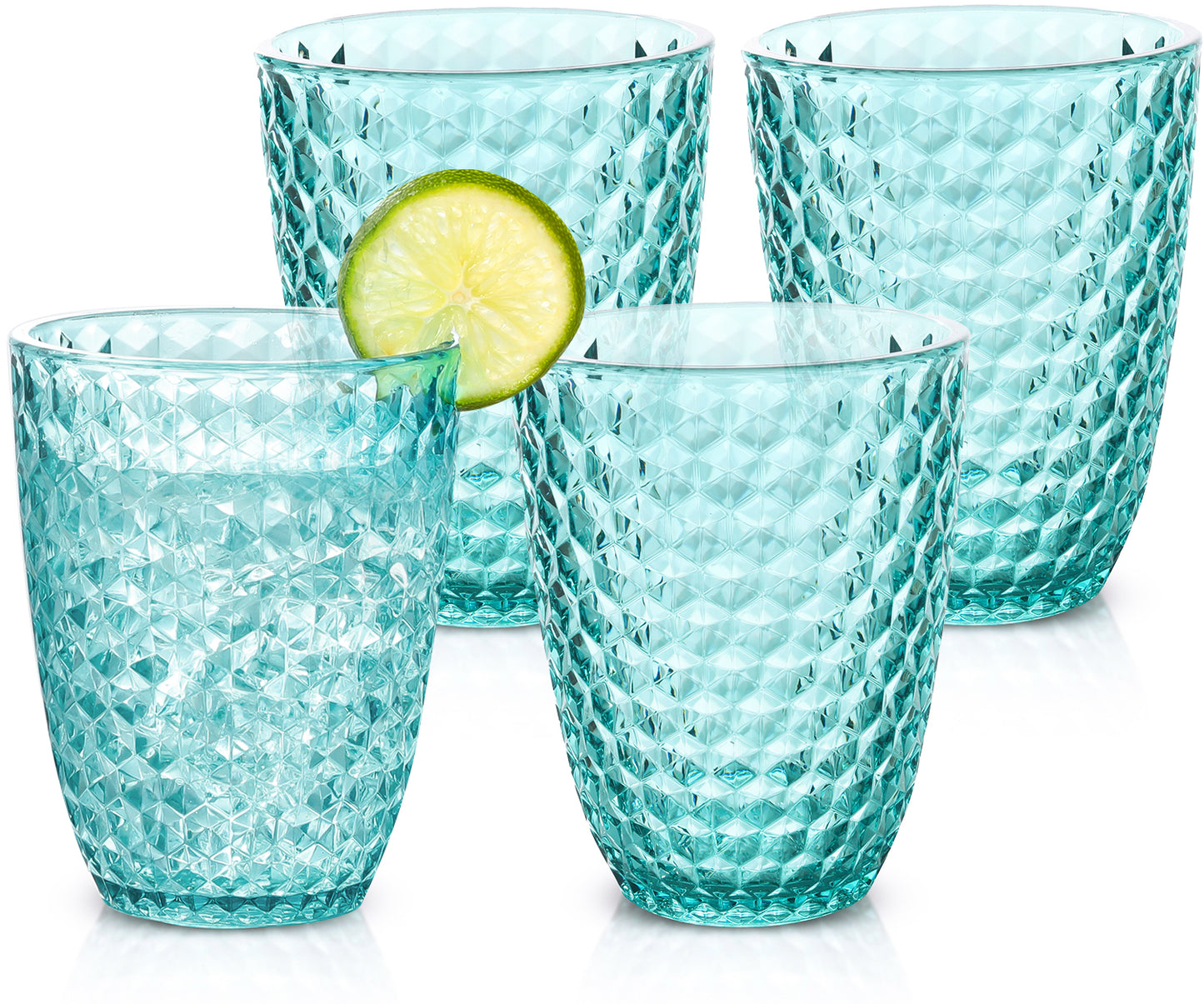 Laguna Beach Shatterproof Tritan Plastic Short Tumbler, 12oz