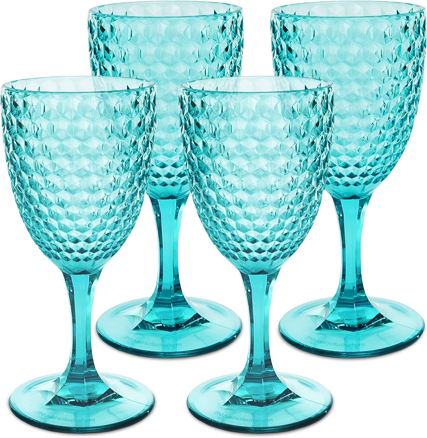 Laguna Beach Shatterproof Tritan Plastic Wine Glasses, 12oz