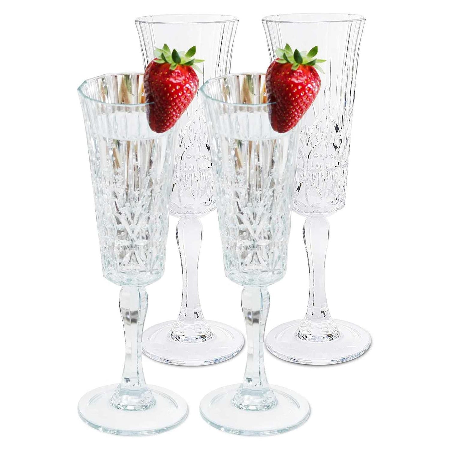 Myrtle Beach Shatterproof Plastic Champagne Flute, 6oz