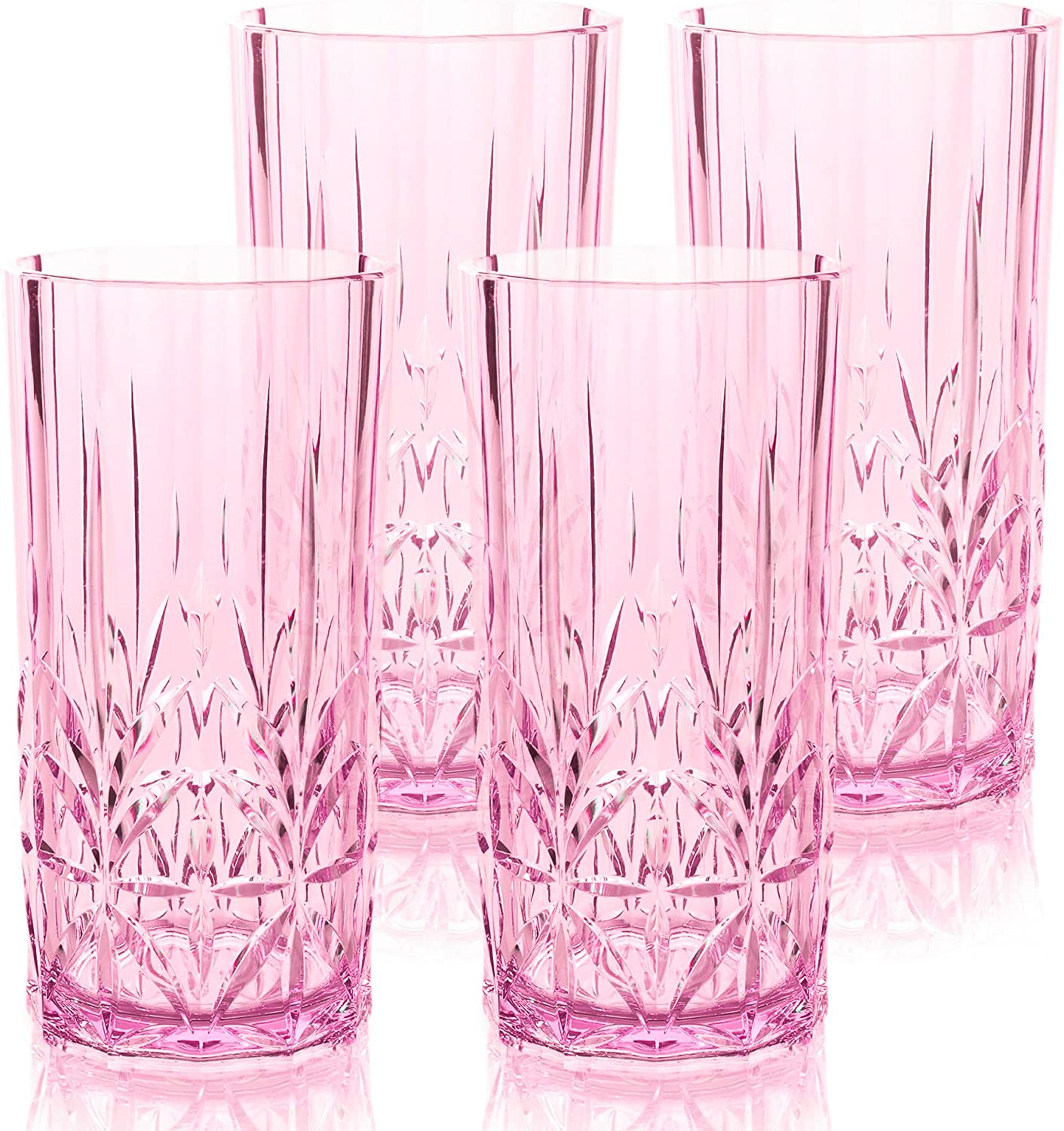 Myrtle Beach Shatterproof Plastic Tall Tumbler, 18oz