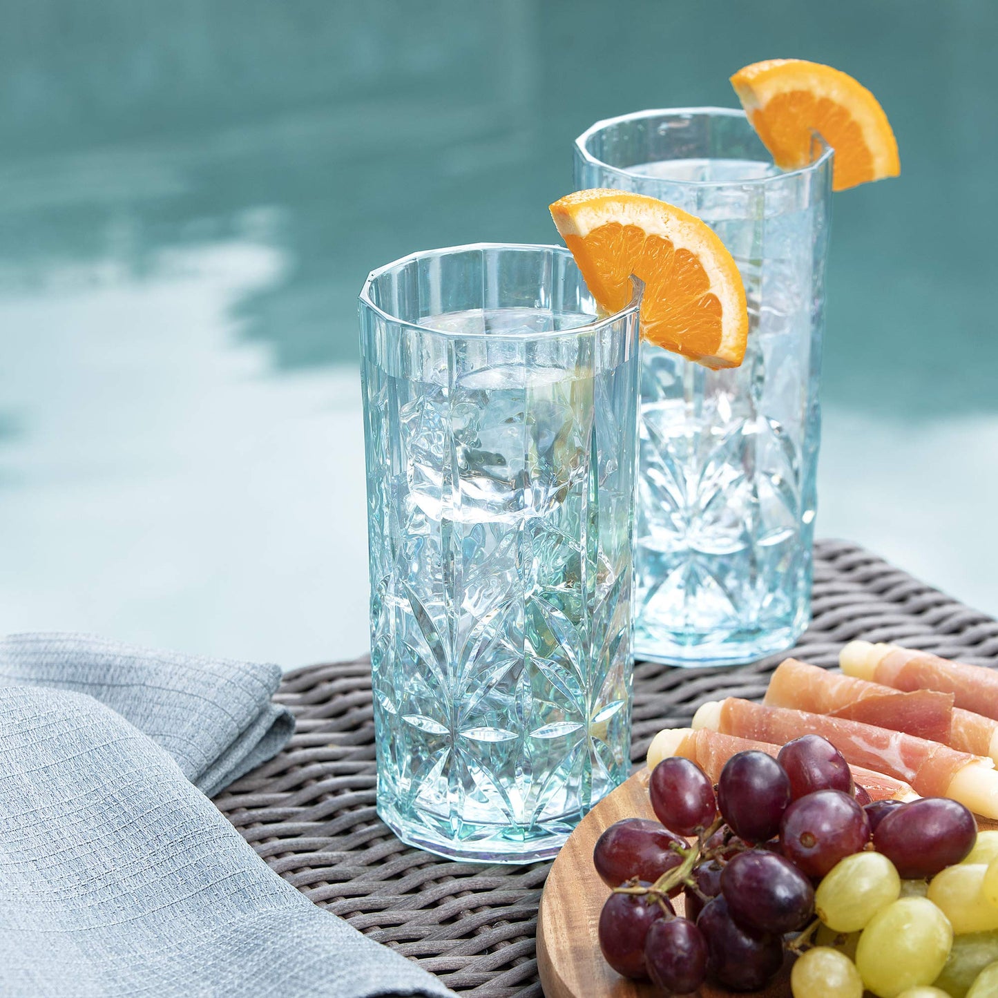 Myrtle Beach Shatterproof Plastic Tall Tumbler, 18oz